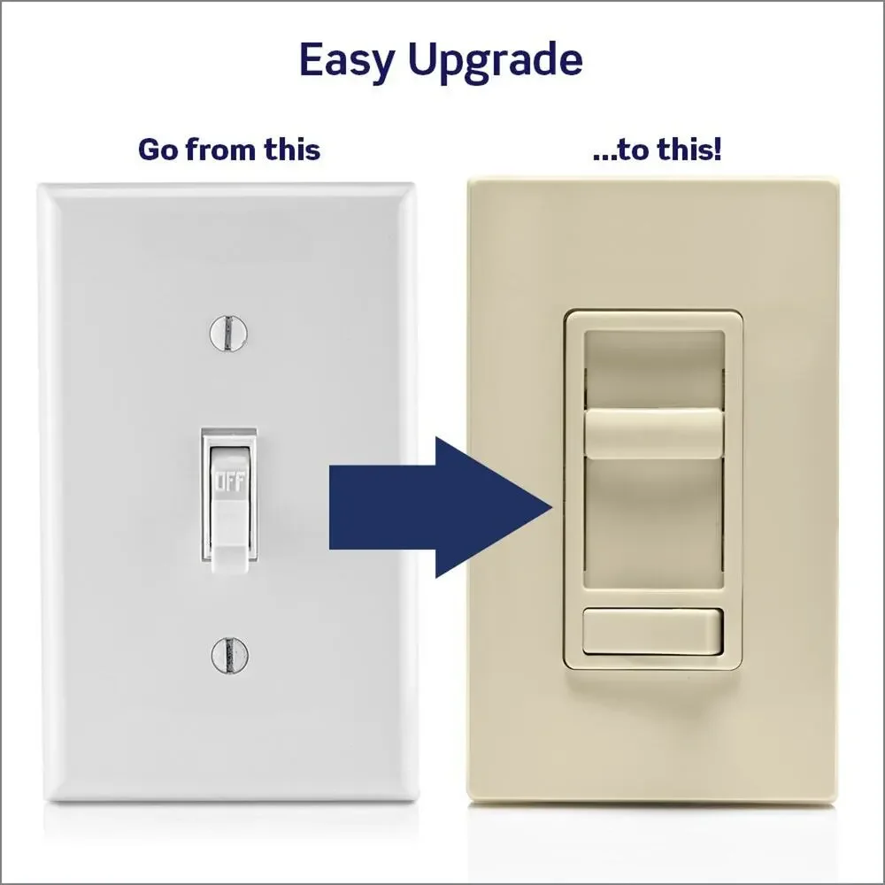 SureSlide Dimmer Switch for Dimmable LED/ Halogen/ Incandescent Bulbs 6674-P0T